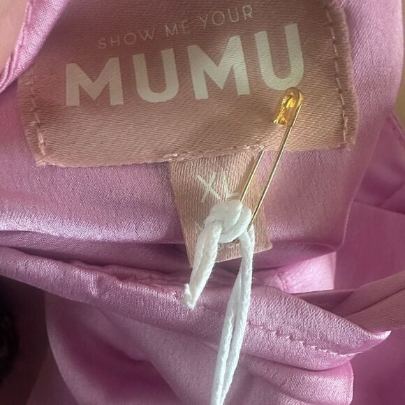 NWTs Show Me Your MuMu Mina Midi Dress in Pink Size Large - Picture 4 of 4